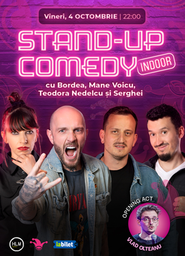 The Fool: Stand-up comedy cu  Bordea, Mane Voicu, Teodora Nedelcu și Serghei