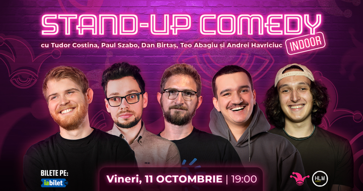 The Fool: Stand-up comedy cu Tudor Costina, Paul Szabo, Dan Birtaș, Teo Abagiu și Andrei Havriciuc