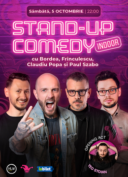 The Fool: Stand-up comedy cu Bordea, Frînculescu, Claudiu Popa și Paul Szabo