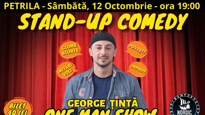 Petrila: Stand-up Comedy cu George Țintă @ Nordic Pub