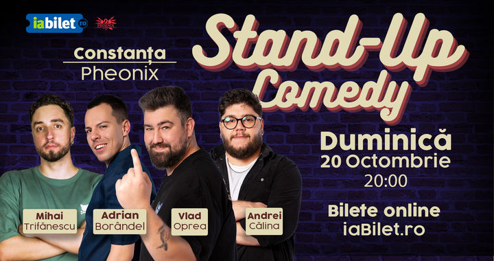 Constanta: Stand-up comedy cu Oprea, Călina, Borândel și Trifănescu