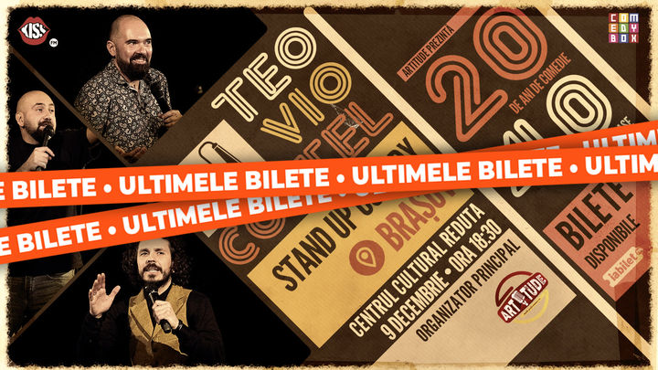 Brasov: Teo, Vio și Costel - 20 de ani de comedie în 40 de orașe | Stand Up Comedy Show 1