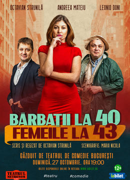 Barbatii la 40, femeile la 43