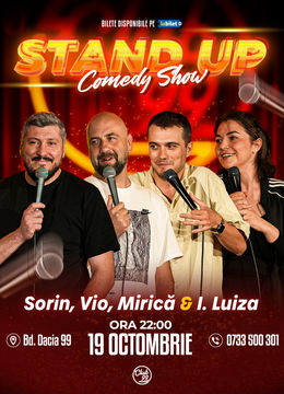 Stand up Comedy cu Sorin Pârcălab, Vio, Mirică & Ioana Luiza la Club 99