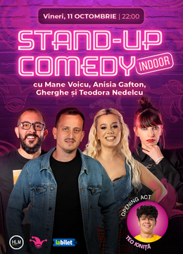 The Fool: Stand-up comedy cu Anisia Gafton, Mane Voicu, Gabriel Gherghe și Teodora Nedelcu