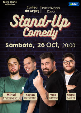 Curtea de Argeș: Stand-up comedy cu Oprea, Călina, Borândel și Trifănescu