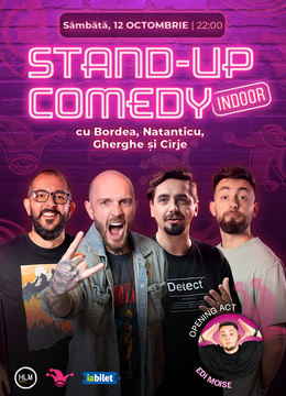 The Fool: Stand-up comedy cu Bordea, Natanticu, Gabriel Gherghe și Cîrje