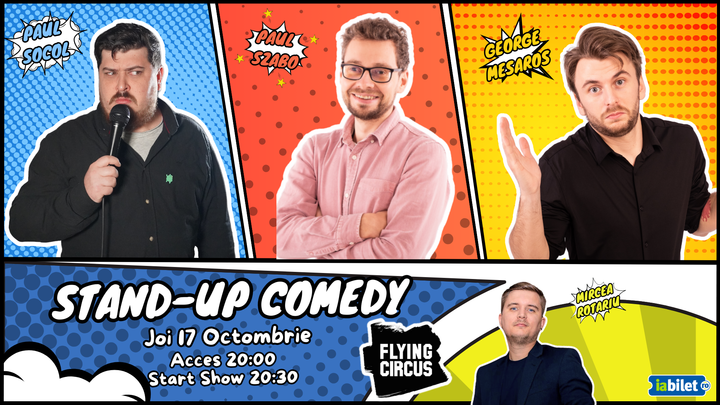 Cluj-Napoca: Stand-Up Comedy Show | @Flying Circus