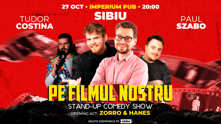 Sibiu: Stand-Up Comedy cu Szabo si Costina | @Imperium Pub