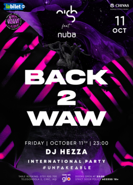 Iasi: BACK2WAW | DJ HEZZA