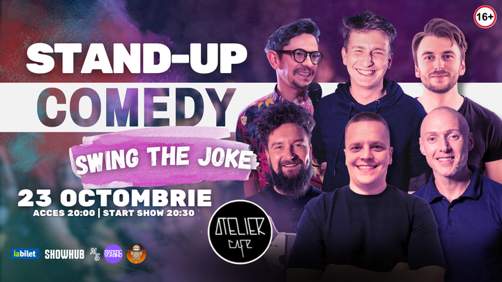 Cluj-Napoca: Stand-Up Comedy Swing the Joke @Atelier Cafe