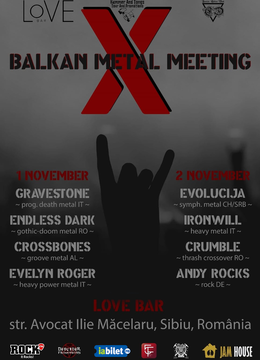 Sibiu: Balkan Metal Meeting 10 @ Love Bar