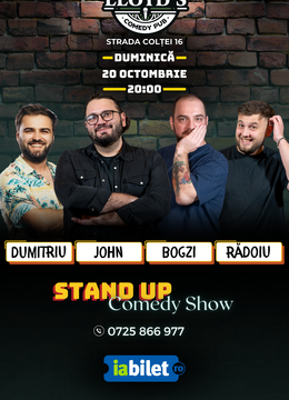 Stand-up Comedy cu Bogzi, John, Dumitriu & Rădoiu