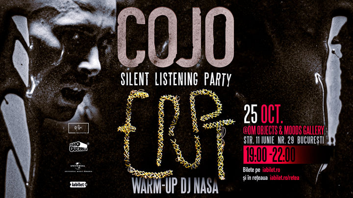 Cojo – Erupt (Silent Listening Party) ORA 19:00