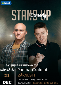 Zărneşti: Stand-up Comedy - Dan Tutu si Cristi Manolescu