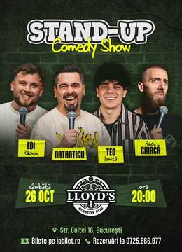 Stand-up Comedy cu Natanticu, Rădoiu, Giurcă & Teo Ioniţă