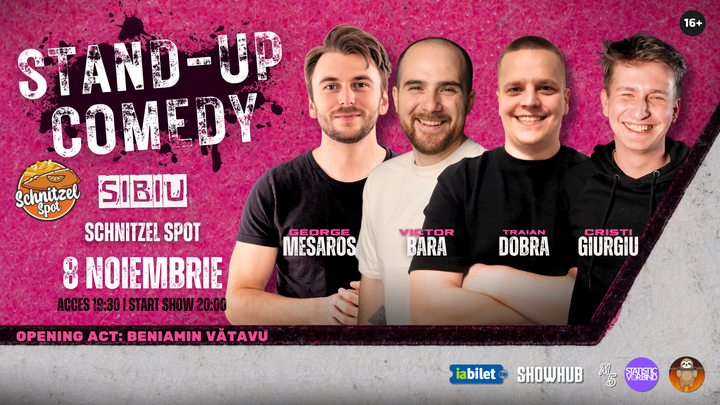 Sibiu: Stand-Up Comedy Show @ Schnitzel Spot