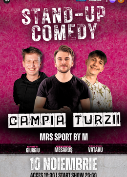 Câmpia Turzii: Stand-Up Comedy Show @ Mrs Sport By M