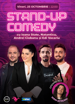 The Fool: Stand-up comedy cu Ioana State, Natanticu, Andrei Ciobanu și Edi Vacariu