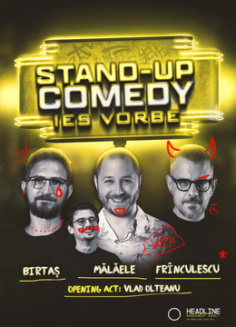 Mangalia: Stand-Up Comedy cu Dan Frînculescu, Bogdan Mălăele și Dan Birtaș - "Ies vorbe"