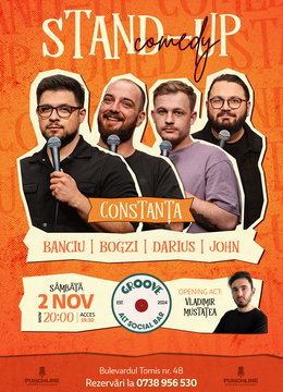 Constanta: Stand-up Comedy cu Banciu, Bogzi, Darius și John