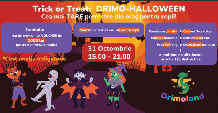 Timisoara: Trick or Treat - Drimo Halloween