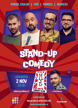 Mojo: Stand-up Comedy cu Vio, Virgil Ciulin, Mincu și Banciu