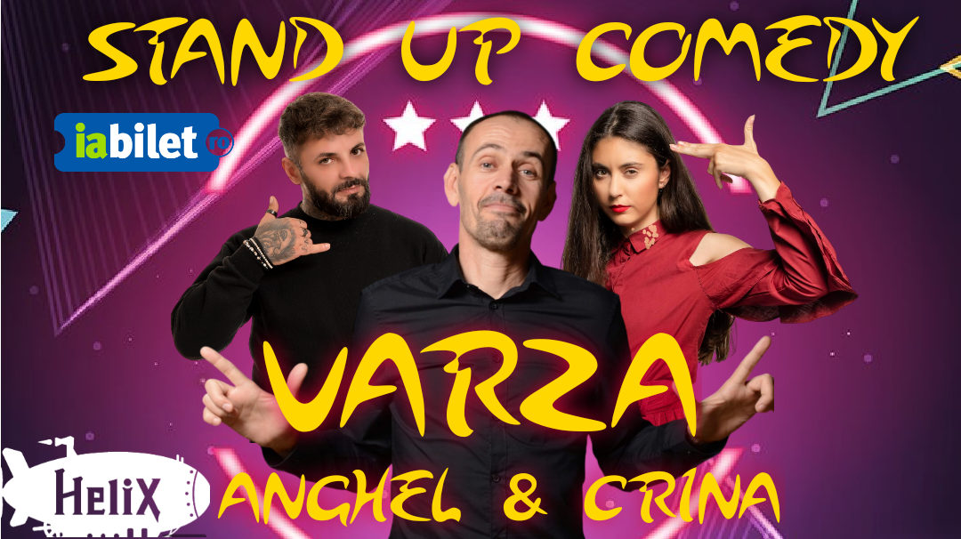 Bilete Iași Stand Up Comedy cu Varza Anghel Crina 10 nov ora 20 00 Helix Pub Iasi