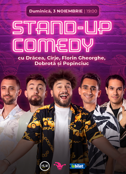 The Fool: Stand-up comedy cu Drăcea, Cîrje, Florin Gheorghe, Alex Dobrotă și Mirel Popinciuc