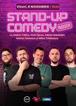 The Fool: Stand-up comedy cu Marius Tomescu, Vlad Oprea, Andrei Călina, Adrian Borândel și Mihai Trifănescu