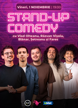 The Fool: Stand-up comedy cu Vlad Olteanu, Răzvan Vișoiu, Marian Blănar, Sorin Șetreanu și Fares Ibrahim