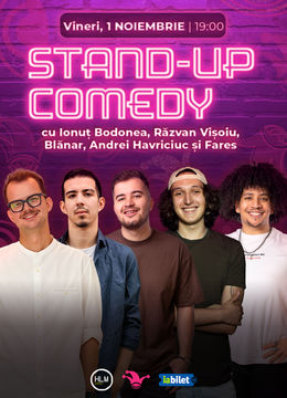 The Fool: Stand-up comedy cu Stand-up comedy cu Ionuț Bodonea,Răzvan Vișoiu, Marian Blănar, Andrei Havriciuc și Fares Ibrahim