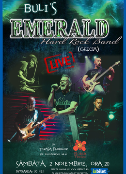 Super-seară de hard rock cu trupa EMERALD (Grecia)