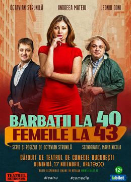 Barbatii la 40, femeile la 43