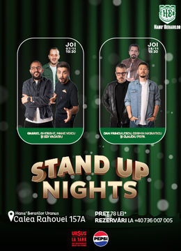 Stand-up Nights @ Gabriel Gherghe, Mane Voicu si Edi Vacariu