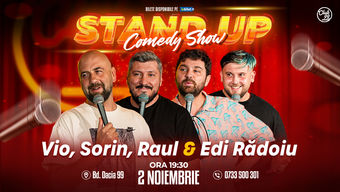 Stand up Comedy cu Vio, Sorin Pârcălab, Raul Gheba & Edi Rădoiu la Club 99