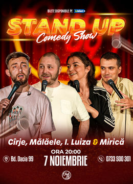 Stand up Comedy cu Cîrje, Mălăele, Ioana Luiza & Mirică la Club 99