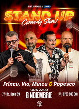 Stand up Comedy cu Frînculescu, Vio, Mincu & Cristi Popesco la Club 99