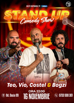 Stand up Comedy cu Teo, Vio, Costel - Bogzi la Club 99