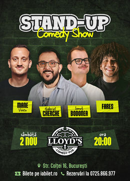 Stand-up Comedy cu Gherghe, Mane, Bodonea & Fares