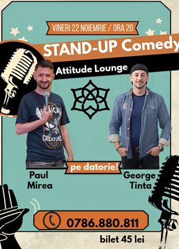 Urziceni: Stand-up Comedy cu George Țintă și Paul Mirea