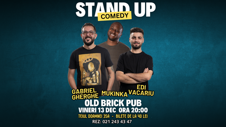 Halloween cu Stand Up Comedy | Gabriel Gherghe, Mukinka si Edi Vacariu