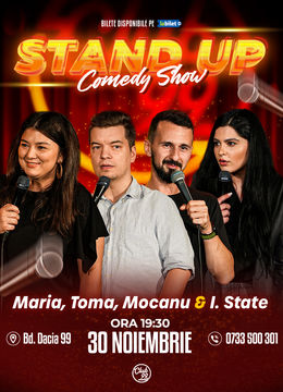 Stand up Comedy cu Maria Popovici, Toma, Mocanu & Ioana State la Club 99