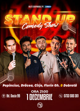 Stand up Comedy cu Popinciuc, Drăcea, Cîrje, Florin Gheorghe & Dobrotă la Club 99