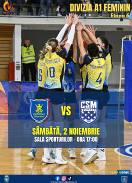 Brasov: Volei feminin CSM Corona Brasov – CSM Bucuresti