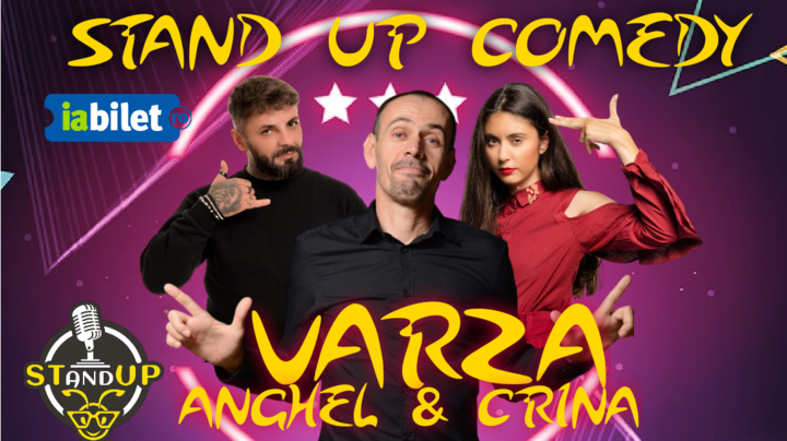 Galati: Stand-up comedy cu Varza, Anghe si Crina