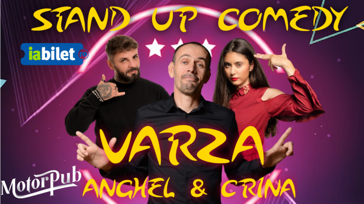 Brasov: Stand-up comedy cu Varza, Anghe si Crina