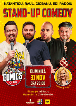 Stand-up cu Natanticu, Raul, Andrei Ciobanu și Edi la ComicsClub!