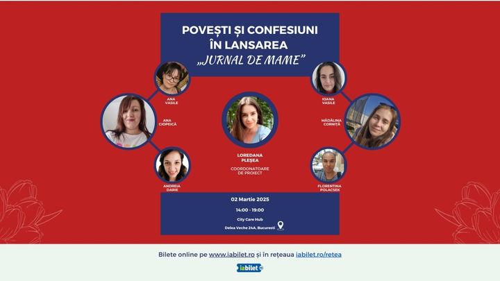 Povești și Confesiuni în Lansarea Jurnal de Mame