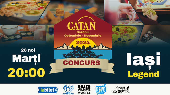 Iasi: Concurs de Catan @ Board Games Events